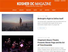 Tablet Screenshot of kosheroc.com